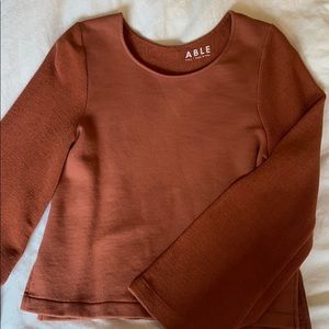 ABLE Gabriella Bell Sleeve Pullover